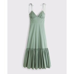 Abercrombie & Fitch Green Maxi Dress